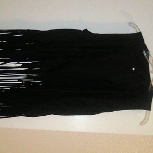 Black fringe vest